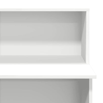 vidaXL Empfangstresen Weiß 100 x 50 x 103,5 cm Holzwerkstoff