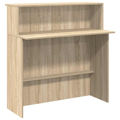vidaXL Empfangstresen Sonoma-Eiche 100 x 50 x 103,5 cm Holzwerkstoff