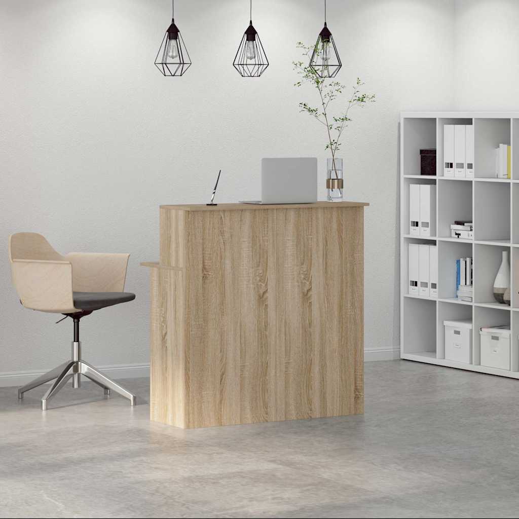 vidaXL Empfangstresen Sonoma-Eiche 100 x 50 x 103,5 cm Holzwerkstoff