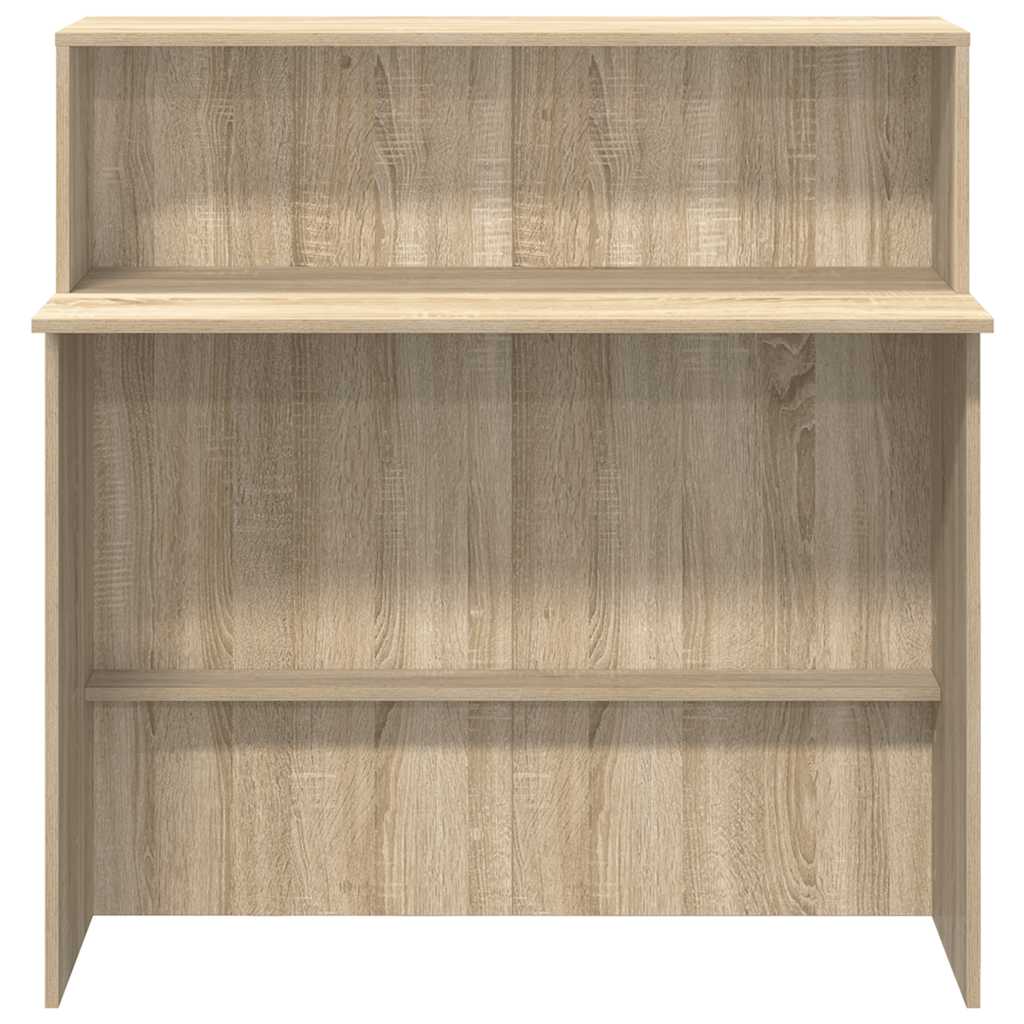 vidaXL Empfangstresen Sonoma-Eiche 100 x 50 x 103,5 cm Holzwerkstoff