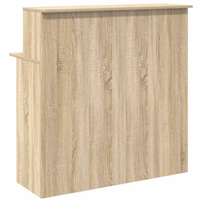 vidaXL Empfangstresen Sonoma-Eiche 100 x 50 x 103,5 cm Holzwerkstoff