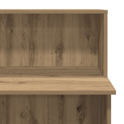 vidaXL Empfangstheke Artisan-Eiche 100x50x103,5 cm Holzwerkstoff
