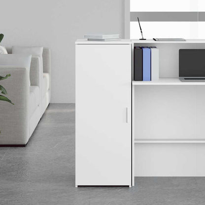 vidaXL Lagerschrank Weiß 40 x 45 x 103,5 cm Holzwerkstoff