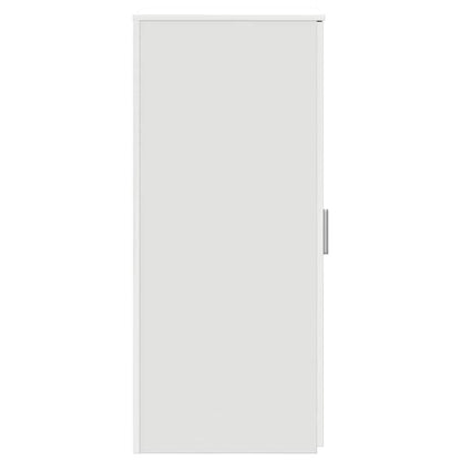vidaXL Lagerschrank Weiß 40 x 45 x 103,5 cm Holzwerkstoff