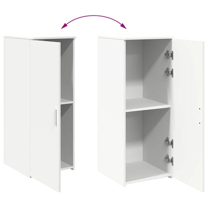 vidaXL Lagerschrank Weiß 40 x 45 x 103,5 cm Holzwerkstoff