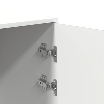 vidaXL Lagerschrank Weiß 40 x 45 x 103,5 cm Holzwerkstoff