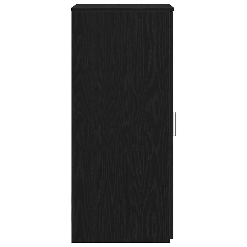 vidaXL Lagerschrank Schwarz 40 x 45 x 103,5 cm Holzwerkstoff