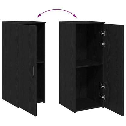 vidaXL Lagerschrank Schwarz 40 x 45 x 103,5 cm Holzwerkstoff