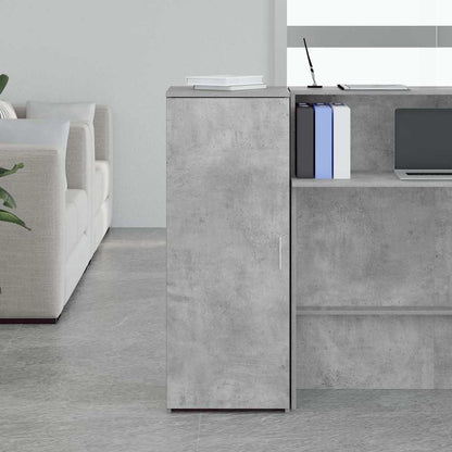 vidaXL Lagerschrank Betongrau 40x45x103,5 cm Holzwerkstoff