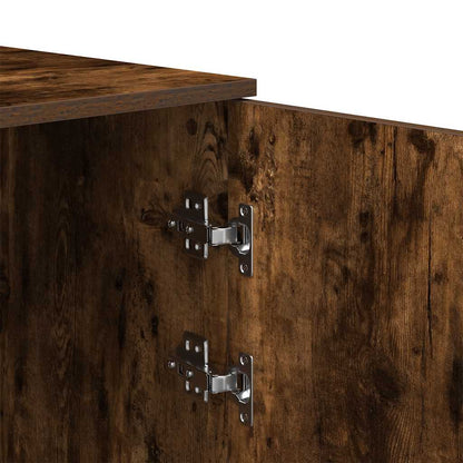vidaXL Lagerschrank Räuchereiche 40x45x103,5 cm Holzwerkstoff