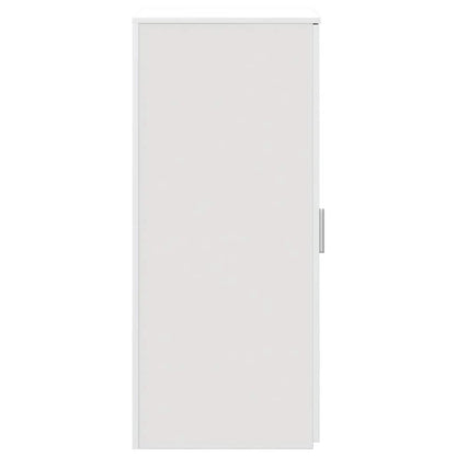 vidaXL Lagerschrank Weiß 50x45x103,5 cm Holzwerkstoff