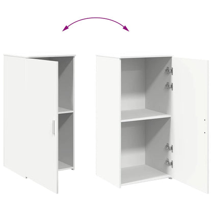 vidaXL Lagerschrank Weiß 50x45x103,5 cm Holzwerkstoff