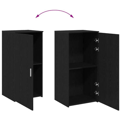 vidaXL Lagerschrank Schwarz 50 x 45 x 103,5 cm Holzwerkstoff