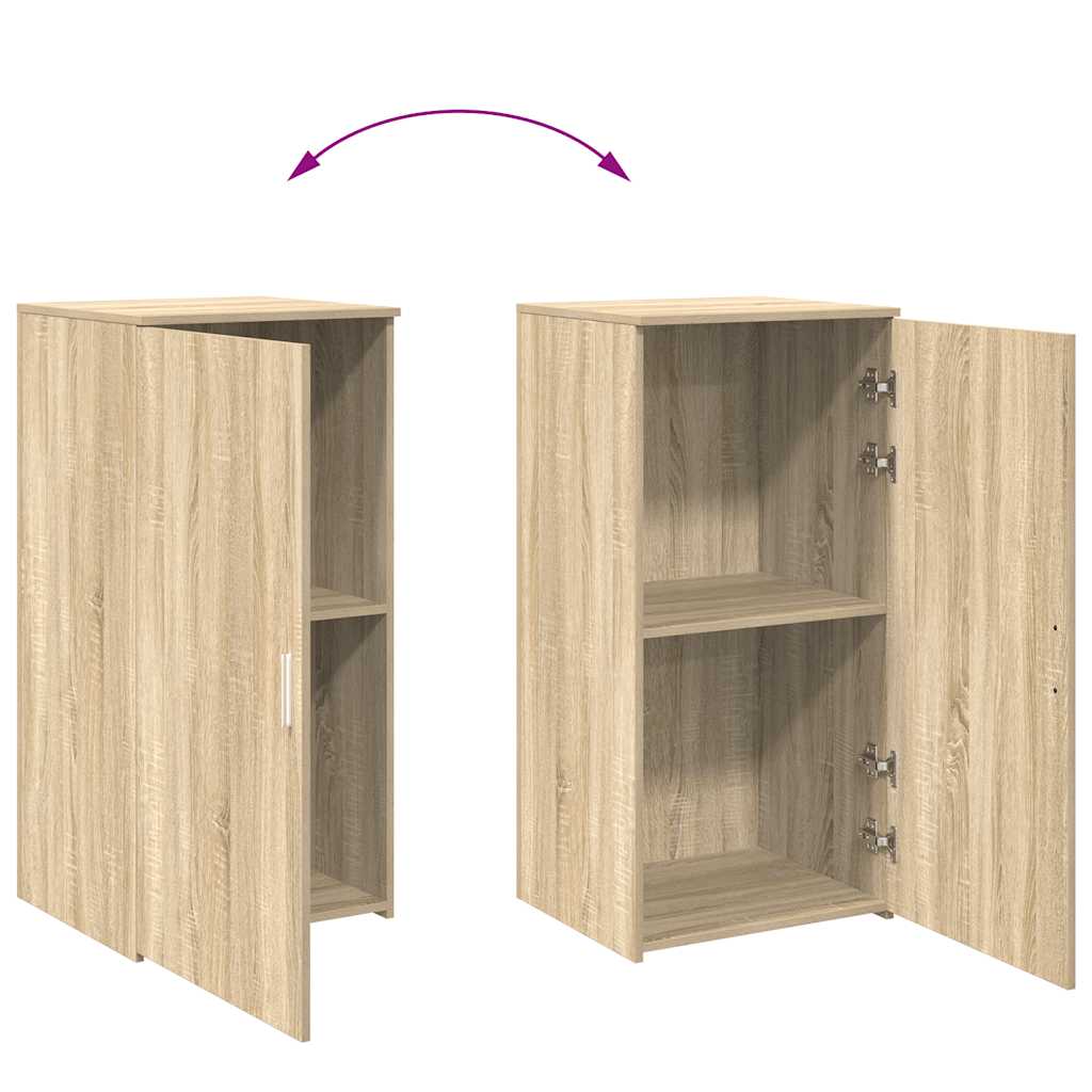 vidaXL Meuble de rangement chêne Sonoma 50x45x103,5 cm Bois d'ingénierie