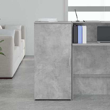 vidaXL Lagerschrank Betongrau 50x45x103,5 cm Holzwerkstoff
