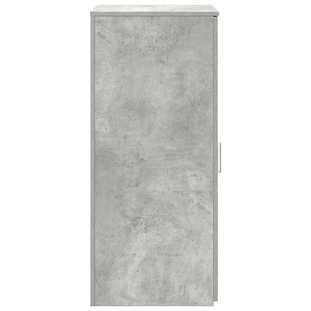 vidaXL Lagerschrank Betongrau 50x45x103,5 cm Holzwerkstoff