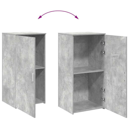 vidaXL Lagerschrank Betongrau 50x45x103,5 cm Holzwerkstoff