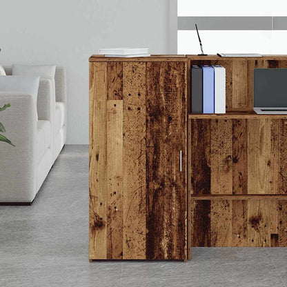 vidaXL Armoire de rangement aspect bois de récupération 50x45x103,5 cm Bois d'ingénierie