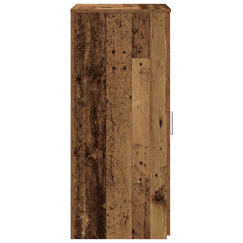 vidaXL Armoire de rangement aspect bois de récupération 50x45x103,5 cm Bois d'ingénierie