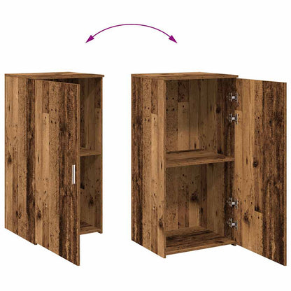 vidaXL Armoire de rangement aspect bois de récupération 50x45x103,5 cm Bois d'ingénierie