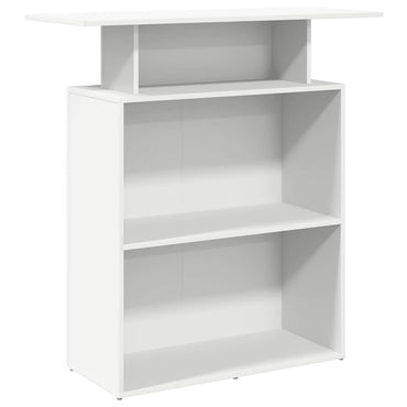 vidaXL Empfangstresen Weiß 100 x 40 x 104 cm Holzwerkstoff