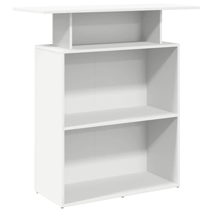 vidaXL Empfangstresen Weiß 100 x 40 x 104 cm Holzwerkstoff