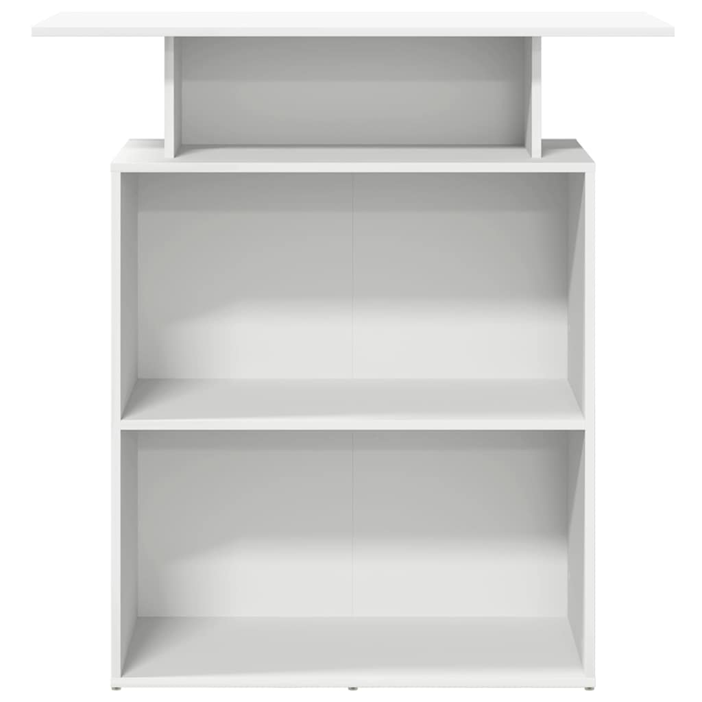 vidaXL Empfangstresen Weiß 100 x 40 x 104 cm Holzwerkstoff
