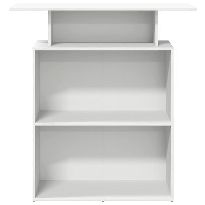 vidaXL Empfangstresen Weiß 100 x 40 x 104 cm Holzwerkstoff