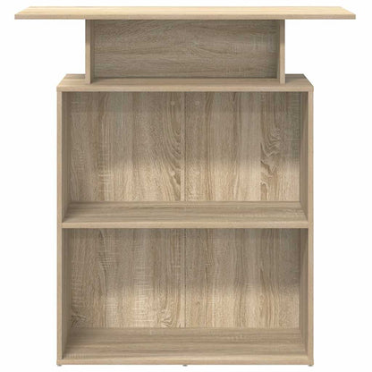 vidaXL Empfangstresen Sonoma-Eiche 100 x 40 x 104 cm Holzwerkstoff