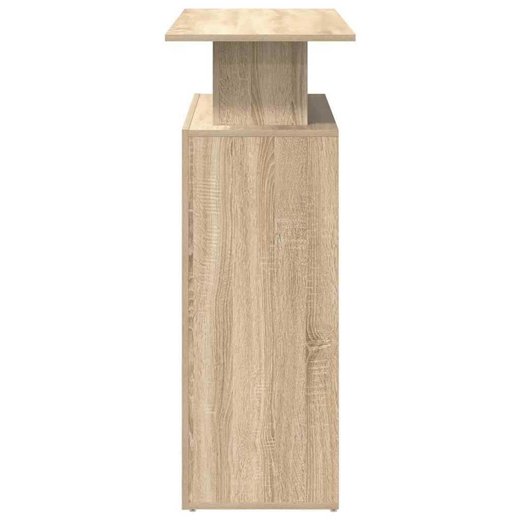 vidaXL Empfangstresen Sonoma-Eiche 100 x 40 x 104 cm Holzwerkstoff