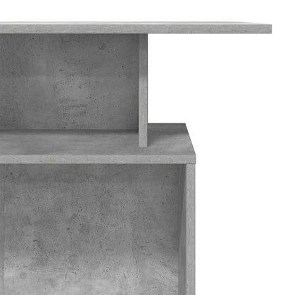 vidaXL Empfangstheke Betongrau 100x40x104 cm Holzwerkstoff