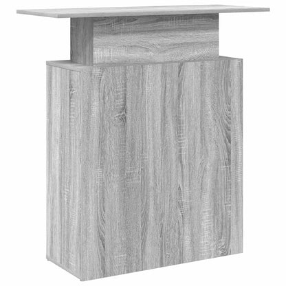 vidaXL Empfangstheke Grau Sonoma 100x40x104 cm Holzwerkstoff