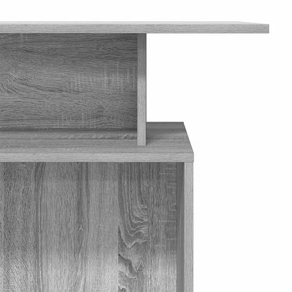 vidaXL Empfangstheke Grau Sonoma 100x40x104 cm Holzwerkstoff