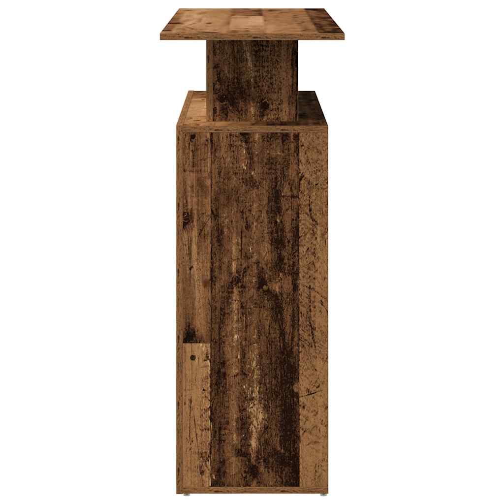 vidaXL Empfangstheke Altholz-Optik 100x40x104 cm Holzwerkstoff