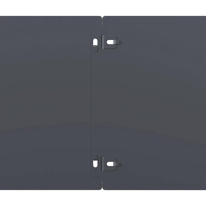 Rasenkanten 10 Stk. Anthrazit 20x103 cm Kaltgewalzter Stahl