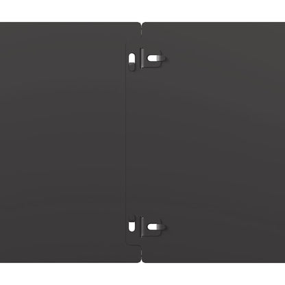 Rasenkanten 30 Stk. Schwarz 20x103 cm Kaltgewalzter Stahl