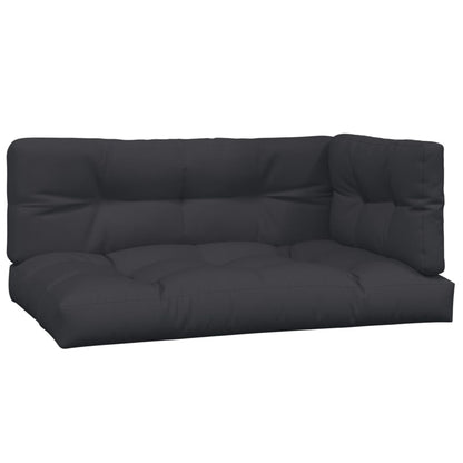 vidaXL Canapé d'angle de jardin en palettes avec coussins Bois d'acacia massif