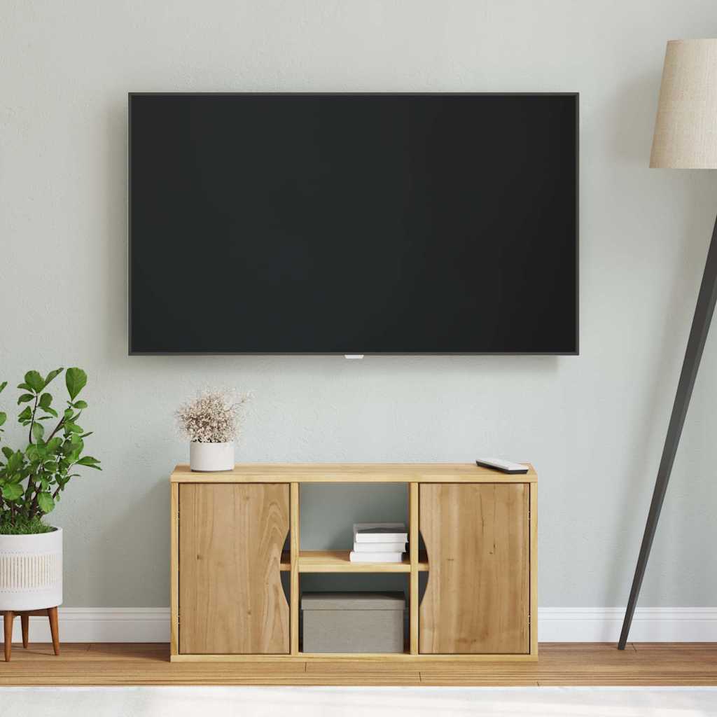 vidaXL Meuble TV ODDA 79x24x40 cm Pin massif