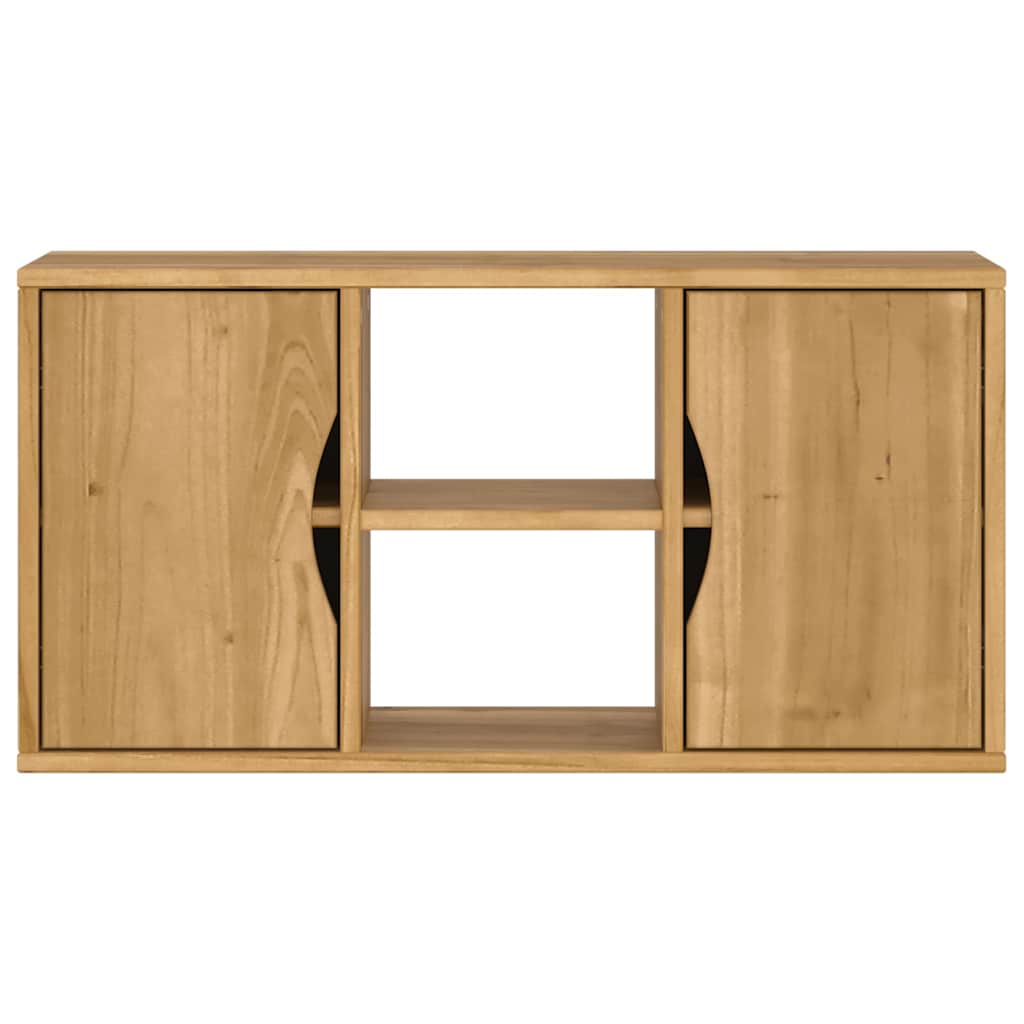 vidaXL Meuble TV ODDA 79x24x40 cm Pin massif