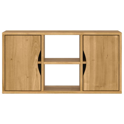 vidaXL Meuble TV ODDA 79x24x40 cm Pin massif