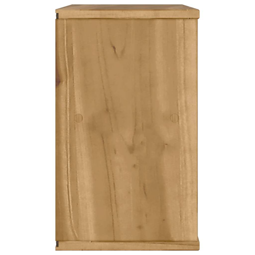 vidaXL Meuble TV ODDA 79x24x40 cm Pin massif