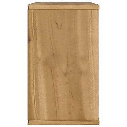vidaXL Meuble TV ODDA 79x24x40 cm Pin massif