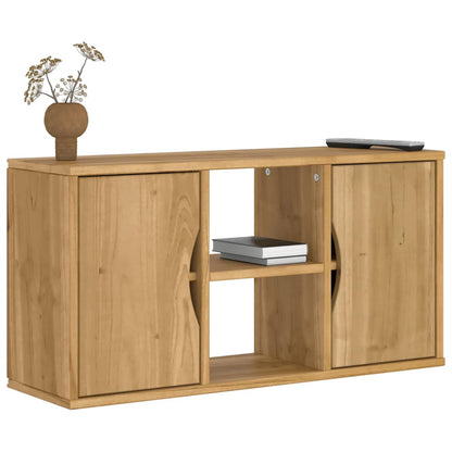 vidaXL Meuble TV ODDA 79x24x40 cm Pin massif