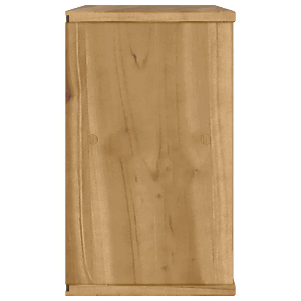 vidaXL TV-Schrank mit Schublade ODDA 79x24x40 cm Massivholz Kiefer