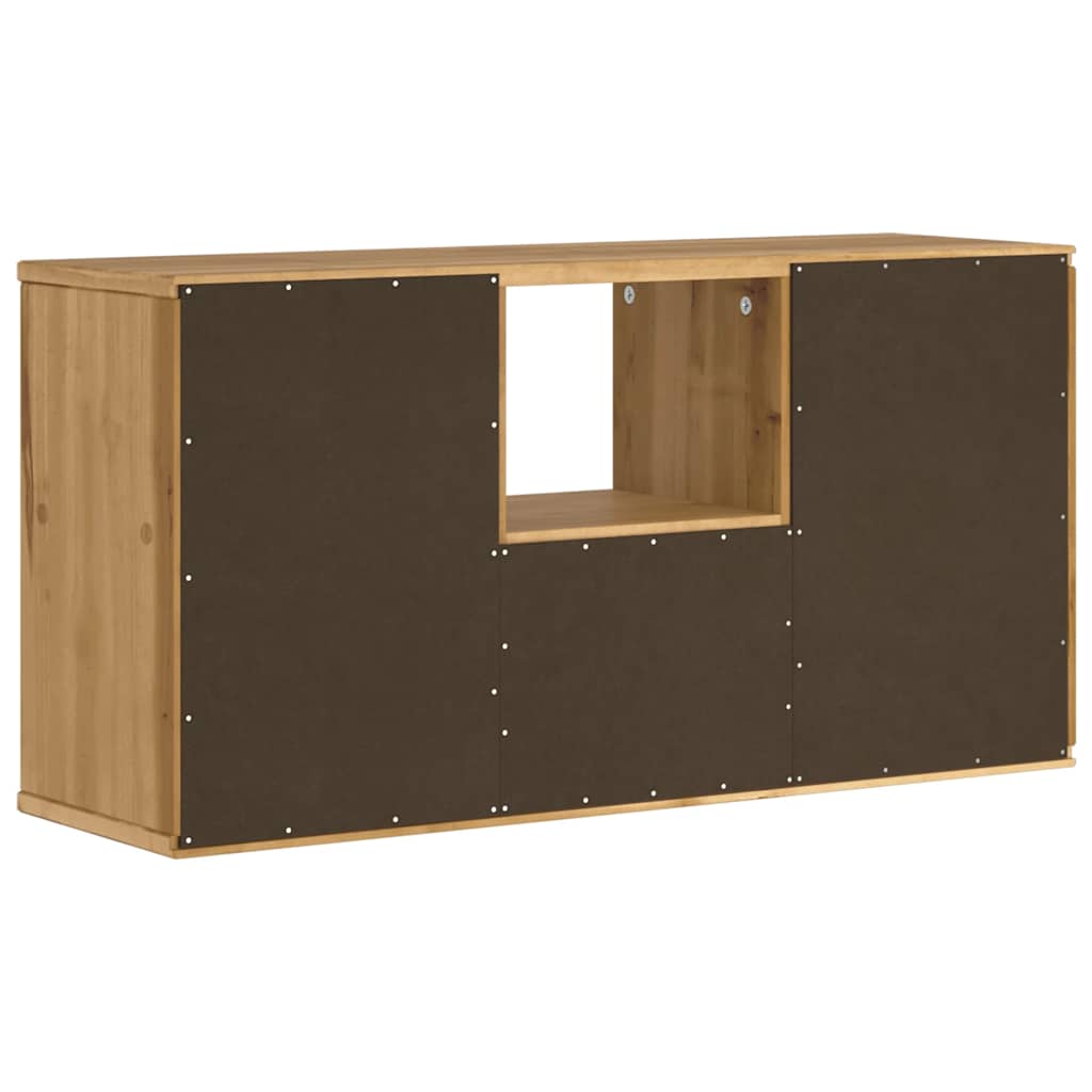 vidaXL TV-Schrank mit Schublade ODDA 79x24x40 cm Massivholz Kiefer