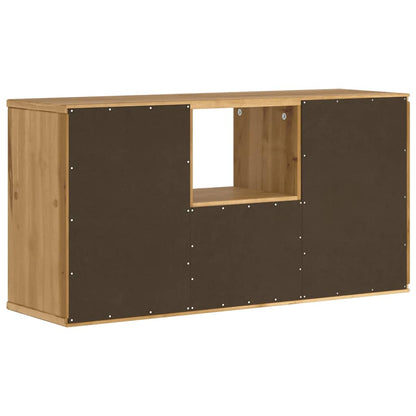 vidaXL TV-Schrank mit Schublade ODDA 79x24x40 cm Massivholz Kiefer