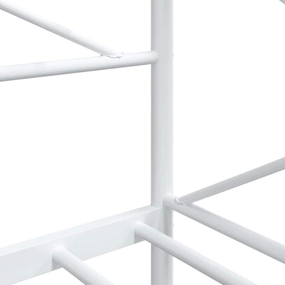 vidaXL Tagesbett ohne Matratze Weiß 90x190 cm Stahl
