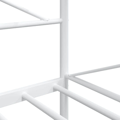 vidaXL Tagesbett ohne Matratze Weiß 100x190 cm Stahl