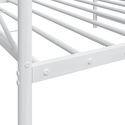 vidaXL Tagesbett ohne Matratze Weiß 107x203 cm Stahl