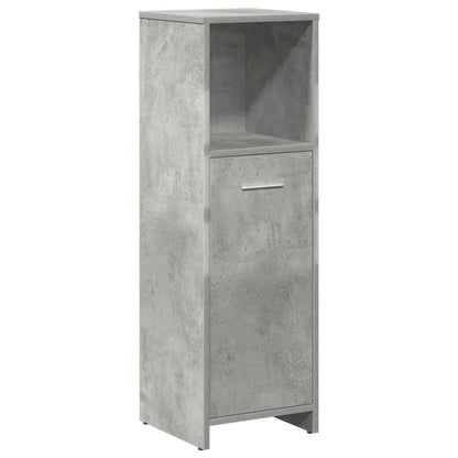 vidaXL Ensemble de meubles de salle de bain 3 pcs Gris béton Bois d'ingénierie
